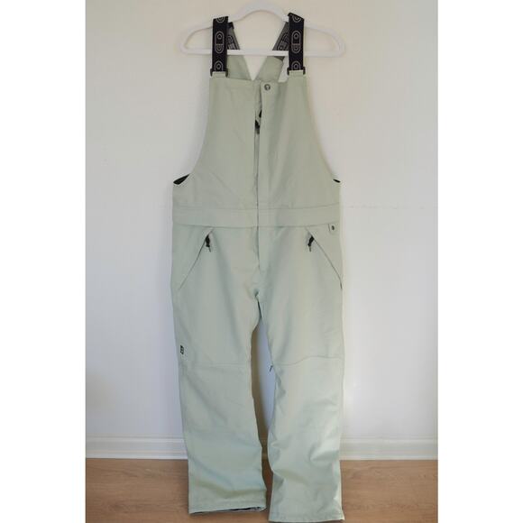 Airblaster Pants - Airblaster Glacier Series Hot Bib Snow Pants Sage Size XL